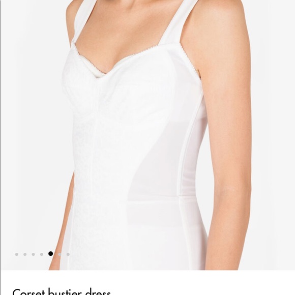 Dolce & Gabbana Corset Bustier Dress White 42IT - Picture 4 of 16